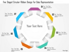 Business Diagram Five Staged Circular Ribbon Design For Data Representation Presentation Template Business Diagram Five Staged Circular Ribbon Design For Data Representation Presentation Template