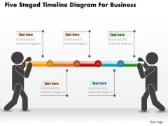 Business Diagram Five Staged Timeline Diagram For Business PowerPoint Slide Business Diagram Five Staged Timeline Diagram For Business PowerPoint Slide