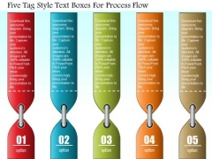 Business Diagram Five Tag Style Text Boxes For Process Flow Presentation Template Business Diagram Five Tag Style Text Boxes For Process Flow Presentation Template