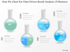Business Diagram Four Pie Chart For Data Driven Result Analysis Of Business PowerPoint Slide Business Diagram Four Pie Chart For Data Driven Result Analysis Of Business PowerPoint Slide