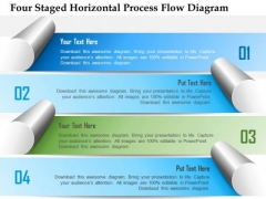 Business Diagram Four Staged Horizontal Process Flow Diagram Presentation Template Business Diagram Four Staged Horizontal Process Flow Diagram Presentation Template