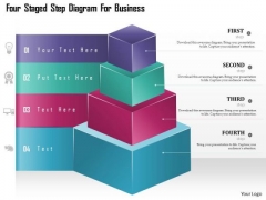 Business Diagram Four Staged Step Diagram For Business Presentation Template Business Diagram Four Staged Step Diagram For Business Presentation Template