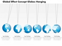 Business Diagram Global Effect Concept Globes Hanging Presentation Template Business Diagram Global Effect Concept Globes Hanging Presentation Template