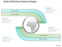 Business Diagram Globe With Four Options Display Presentation Template Business Diagram Globe With Four Options Display Presentation Template
