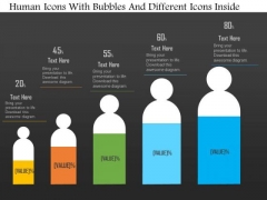 Business Diagram Human Icons With Bubbles And Different Icons Inside PowerPoint Slide Business Diagram Human Icons With Bubbles And Different Icons Inside PowerPoint Slide
