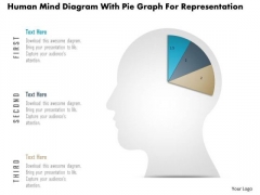 Business Diagram Human Mind Diagram With Pie Graph For Representation PowerPoint Slide Business Diagram Human Mind Diagram With Pie Graph For Representation PowerPoint Slide