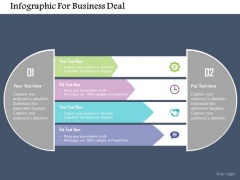 Business Diagram Infographic For Business Deal Presentation Template
