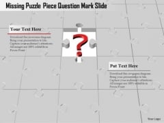 Business Diagram Missing Puzzle Piece Question Mark Slide Presentation Template Business Diagram Missing Puzzle Piece Question Mark Slide Presentation Template