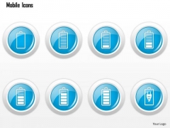 Business Diagram Mobile Icons Showing Battery Status Charging Ppt Slide Business Diagram Mobile Icons Showing Battery Status Charging Ppt Slide