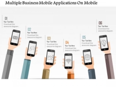 Business Diagram Multiple Business Mobile Applications On Mobile Presentation Template Business Diagram Multiple Business Mobile Applications On Mobile Presentation Template