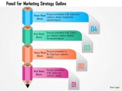 Business Diagram Pencil For Marketing Strategy Outline Presentation Template Business Diagram Pencil For Marketing Strategy Outline Presentation Template