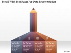 Business Diagram Pencil With Text Boxes For Data Representation PowerPoint Template Business Diagram Pencil With Text Boxes For Data Representation PowerPoint Template