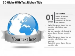 Business Diagram Plan 3d Globe With Text Ribbon Title Presentation Template Business Diagram Plan 3d Globe With Text Ribbon Title Presentation Template