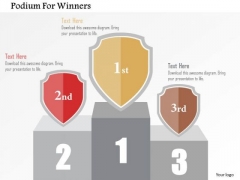 winners podium powerpoint templates winners podium powerpoint templates, Presentation templates