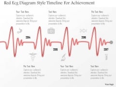 Business Diagram Red Ecg Diagram Style Timeline For Achievement PowerPoint Template Business Diagram Red Ecg Diagram Style Timeline For Achievement PowerPoint Template