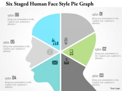 Business Diagram Six Staged Human Face Style Pie Graph Presentation Template Business Diagram Six Staged Human Face Style Pie Graph Presentation Template