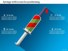 Business Diagram Syringe With Icons For Positioning Presentation Template Business Diagram Syringe With Icons For Positioning Presentation Template