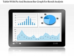 Business Diagram Tablet With Pie And Business Bar Graph For Result Analysis PowerPoint Slide Business Diagram Tablet With Pie And Business Bar Graph For Result Analysis PowerPoint Slide