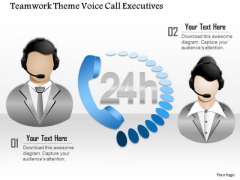 Business Diagram Teamwork Theme Voice Call Executives Presentation Template Business Diagram Teamwork Theme Voice Call Executives Presentation Template
