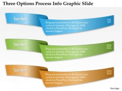 Business Diagram Three Options Process Info Graphic Slide Presentation Template Business Diagram Three Options Process Info Graphic Slide Presentation Template