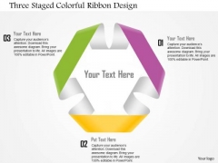 Business Diagram Three Staged Colorful Ribbon Design Presentation Template Business Diagram Three Staged Colorful Ribbon Design Presentation Template
