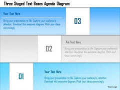 Business Diagram Three Staged Text Boxes Agenda Diagram Presentation Template Business Diagram Three Staged Text Boxes Agenda Diagram Presentation Template