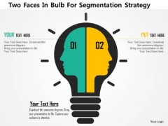 Business Diagram Two Faces In Bulb For Segmentation Strategy Presentation Template Business Diagram Two Faces In Bulb For Segmentation Strategy Presentation Template