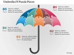 Business Diagram Umbrella Of Puzzle Pieces Presentation Template Business Diagram Umbrella Of Puzzle Pieces Presentation Template
