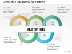 Business Diagram World Map Infographic For Business Presentation Template Business Diagram World Map Infographic For Business Presentation Template