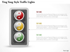 Business Diagram Ying Yang Style Traffic Lights Presentation Template Business Diagram Ying Yang Style Traffic Lights Presentation Template