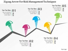 Business Diagram Zigzag Arrow For Risk Management Techniques Presentation Template Business Diagram Zigzag Arrow For Risk Management Techniques Presentation Template