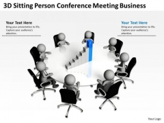 Business Diagrams Conference Meeting PowerPoint Templates Free Download Slides
