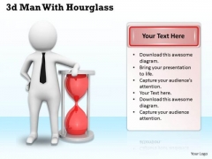 Business Expansion Strategy 3d Man With Hourglass Adaptable Concepts Business Expansion Strategy 3d Man With Hourglass Adaptable Concepts
