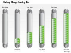 Business Framework Battery Charge Loading Bar PowerPoint Presentation