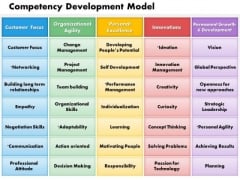Business Framework Competency Development Model PowerPoint Presentation