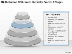 Business Hierarchy Process 8 Stages Ppt Planning PowerPoint Templates