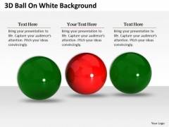 Business Integration Strategy 3d Balls White Background Icons