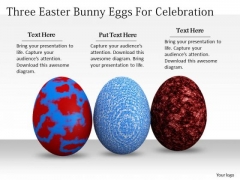 Business Integration Strategy Three Easter Bunny Eggs For Celebration Success Images Business Integration Strategy Three Easter Bunny Eggs For Celebration Success Images