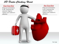 Business Level Strategy Definition 3d Doctor Checking Heart Character Modeling