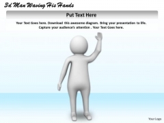 Business Management Strategy 3d Waving His Hand Adaptable Concepts Business Management Strategy 3d Waving His Hand Adaptable Concepts