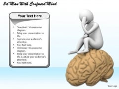 Business Management Strategy 3d With Confused Mind Adaptable Concepts Business Management Strategy 3d With Confused Mind Adaptable Concepts