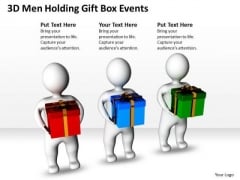 Business Model Diagrams 3d Men Holding Gift Box Events PowerPoint Slides Business Model Diagrams 3d Men Holding Gift Box Events PowerPoint Slides