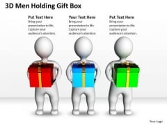 Business Model Diagrams 3d Men Holding Gift Box PowerPoint Slides Business Model Diagrams 3d Men Holding Gift Box PowerPoint Slides