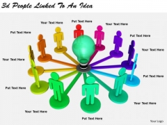 Business Plan And Strategy 3d People Linked To Idea Character Modeling Business Plan And Strategy 3d People Linked To Idea Character Modeling