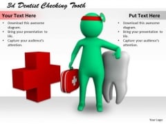Business Policy And Strategy 3d Dentist Checking Tooth Characters Business Policy And Strategy 3d Dentist Checking Tooth Characters