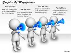 Business Policy And Strategy Graphic Of Megaphones Concepts Business Policy And Strategy Graphic Of Megaphones Concepts