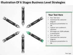 Business Process Flow Diagram Examples Stages Level Strategies PowerPoint Templates