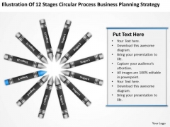 Business Process Flow Planning Strategy PowerPoint Templates Backgrounds For Slides