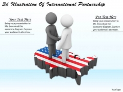 Business Process Strategy 3d Illustration Of International Partnership Character Models Business Process Strategy 3d Illustration Of International Partnership Character Models