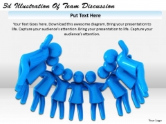 Business Process Strategy 3d Illustration Of Team Discussion Character Models Business Process Strategy 3d Illustration Of Team Discussion Character Models